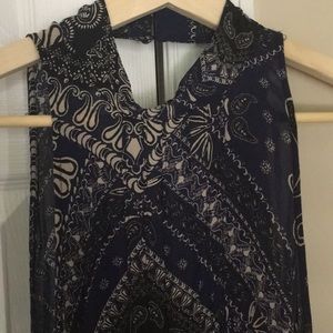 Free people black & navy dress